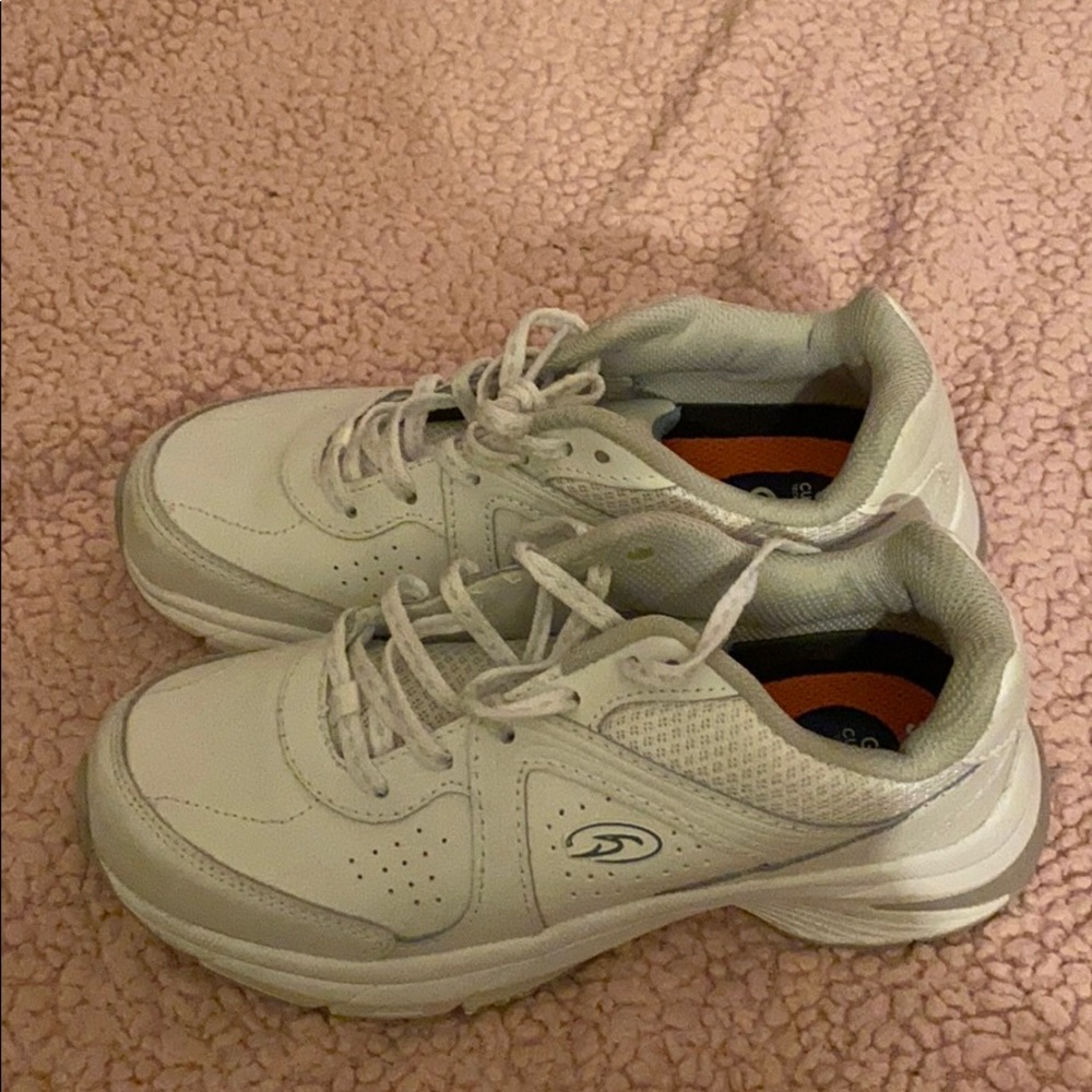 white chunky sneakers